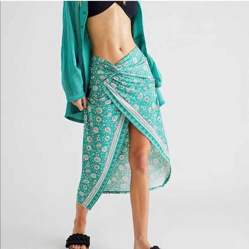 Free People Sarong It Feels Right Skirt, size Small